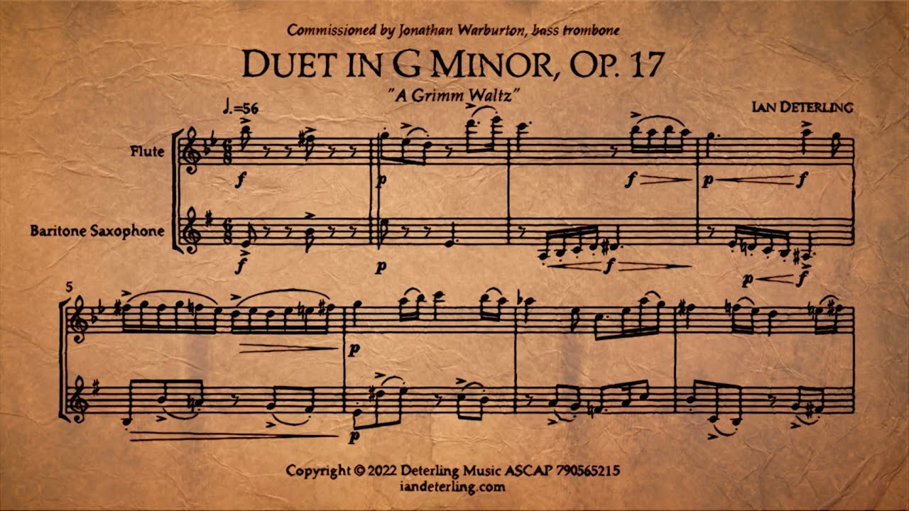 Flute And Baritone Duet at Mary Schlesinger blog