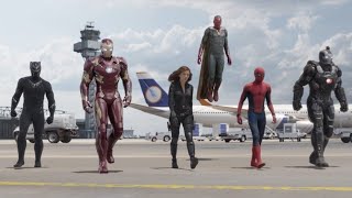 Team Iron Man vs Team Cap - Airport Battle Scene - Captain America Civil War - Movie CLIP Full HD