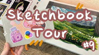 + SKETCHBOOK TOUR #9 // Lots of sketches and color studies!