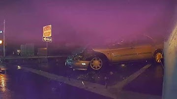 Tesla Model 3 dashcam rear end collision