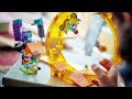 Video: LEGO® 60338 CITY Satriecošās šimpanzes triku cilpa