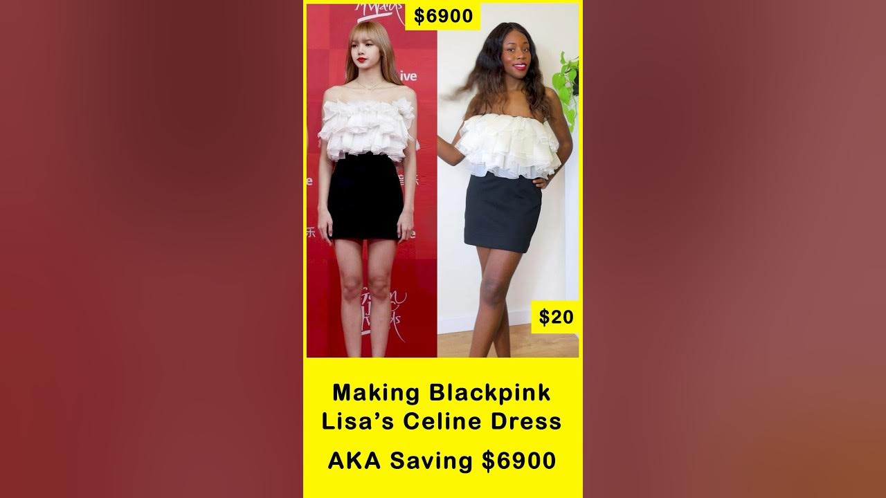 Making BLACKPINK Lisa's Dress (aka, how I saved $6900 on a @celine