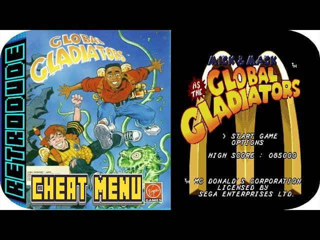 Global Gladiators MD {Cheat Menu} - YouTube