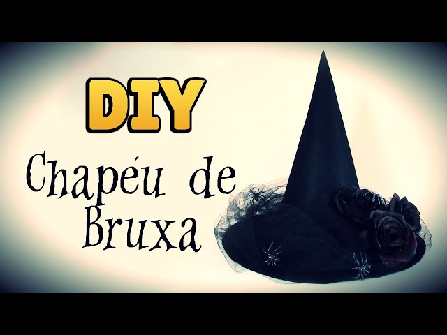 DIY: How to Make Custom WITCH HAT 🎃🕷 - HALLOWEEN COSTUME EASY IDEAS 