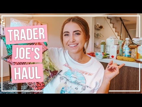 HEALTHY TRADER JOE'S HAUL | easy 1 person meal shopping