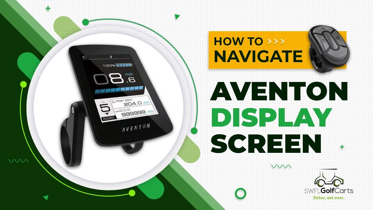 Let’s Explore the Aventon Display | SWFL Golf Carts – Aventon Display Review