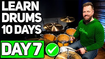 Drums Lesson 7 - SURPRISINGLY EASY Drum Beat for QUICK Coordination! [Free 10 Day Starter Course]