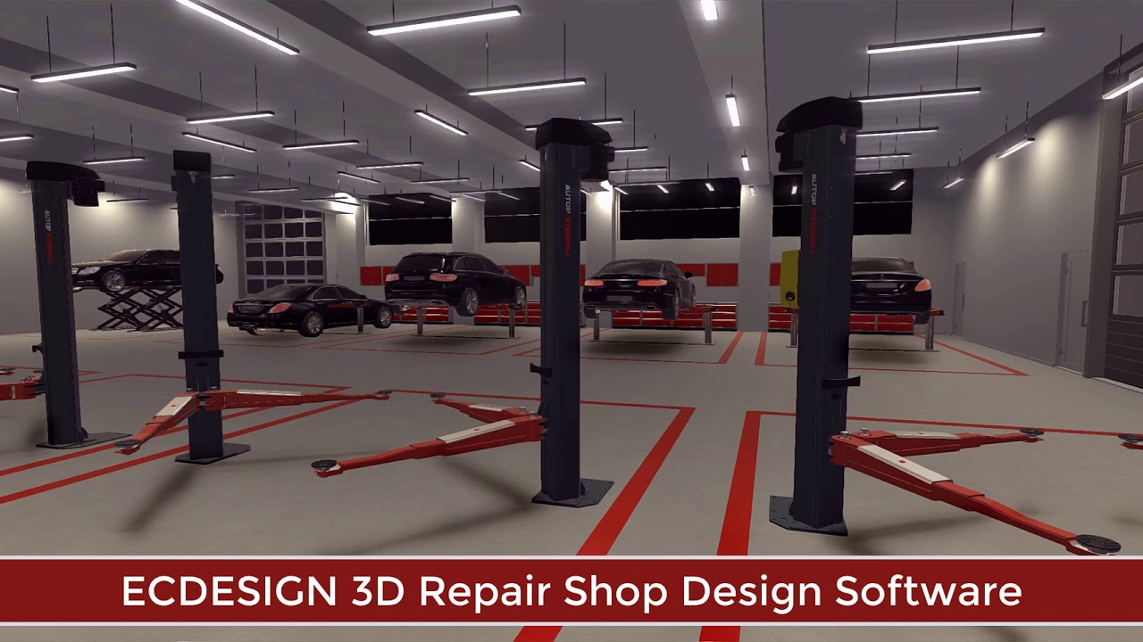 Auto Repair Shop Design Layout Examples