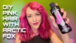 How I Dye My Hair Hot Pink with Arctic Fox Hair Color