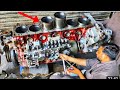 Truck 1J ENGINE Repairing|| Truck Engine Restoration|| Rebuild Hino 1J Truck Engine||