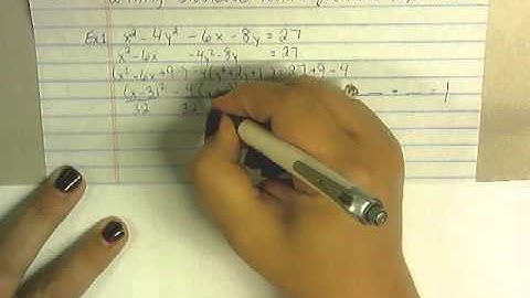 Converting Hyperbolas From General to Standard Form