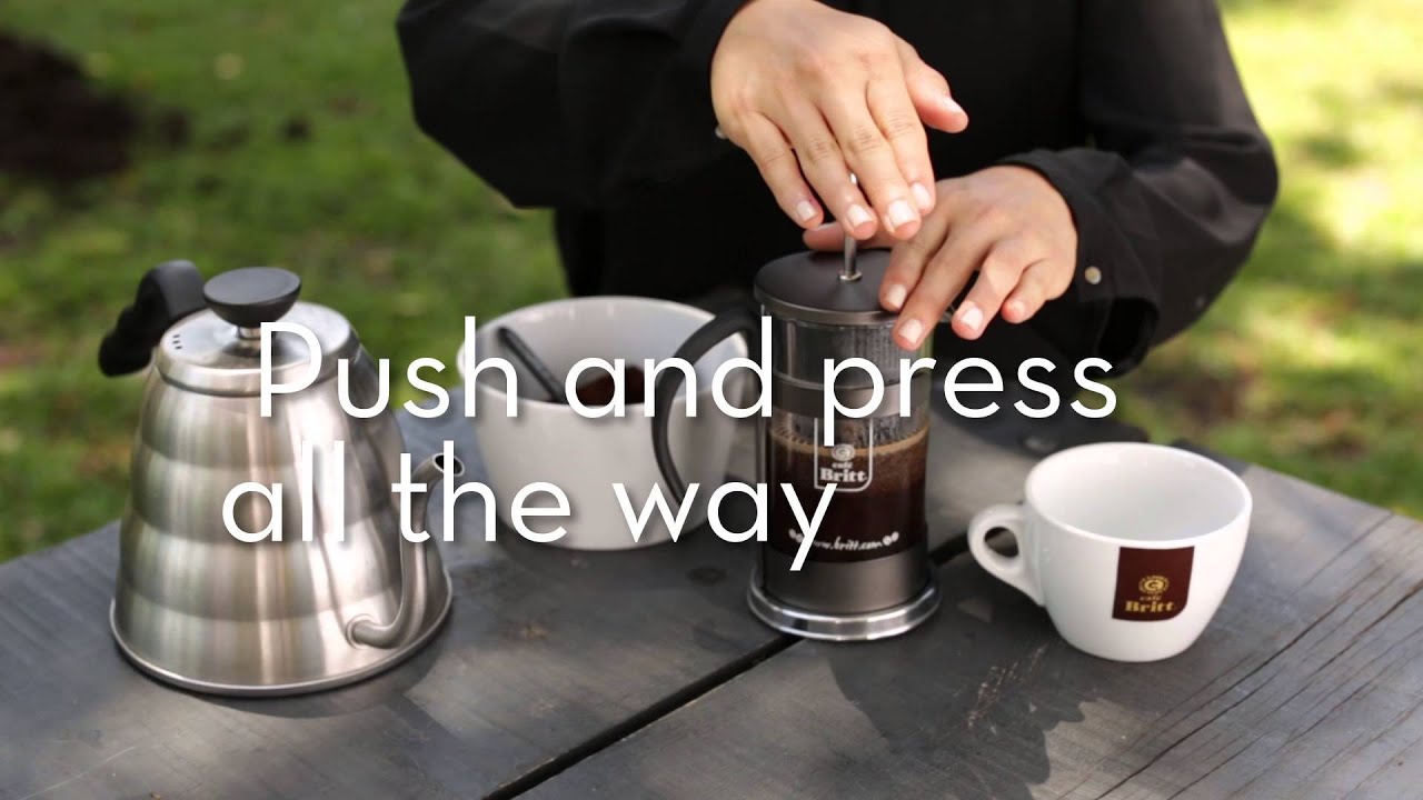 Britt 2-Cup French Press Coffee Maker 