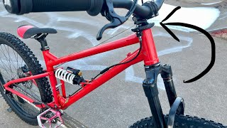 I put a gyro brake on my trail MTB