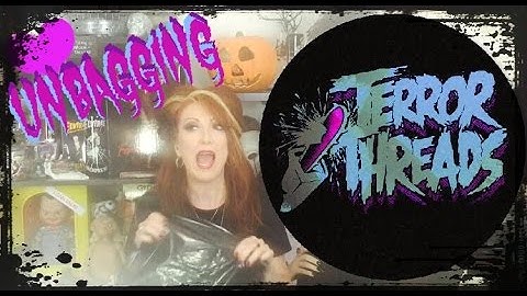 Terror Threads Horror Shirts Unbagging Unboxing