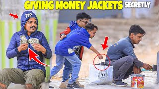 Giving Money Jackets SECRETLY | @NewTalentOfficial