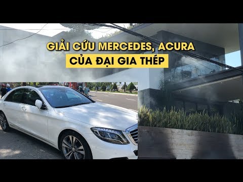 Video Giải cứu xe sang Mercedes, Acura trong vụ cháy biệt... - youtube