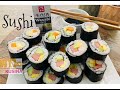 How to make Sushi / Homemade Sushi / How to make Simple Sushi at Home