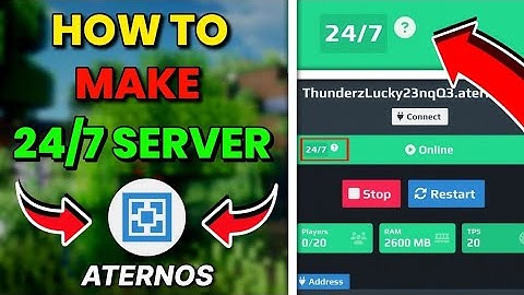 How To Make 24/7 Minecraft Server In Aternos||How To Make Always Online Java+Pe Server||No Clickbait
