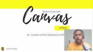 Crie um Paint (simples) com Canvas HTML5