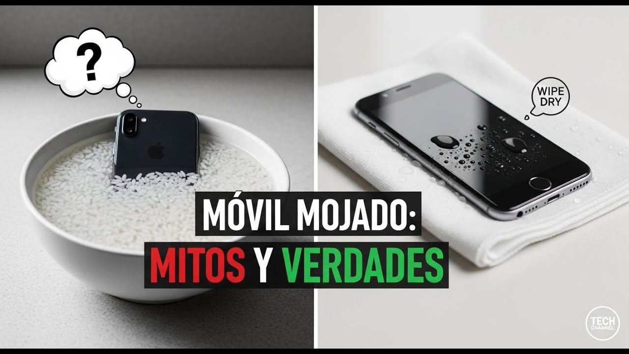 Qué Hacer Cuando El Celular Se Moja (Mitos Y Verdades) - YouTube
