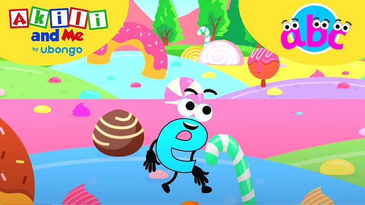 Letter E in Candyland | The Alphabet in Magical Lands | ABC Learning for Toddlers