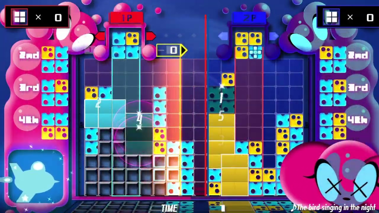 Lumines: Remastered (Steam) - VS CPU mode - All 10 Opponents