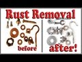 How to remove rust from nuts bolts tools and parts in bulk using electrolysis How to remove rust from nuts bolts tools and parts in bulk using electrolysis