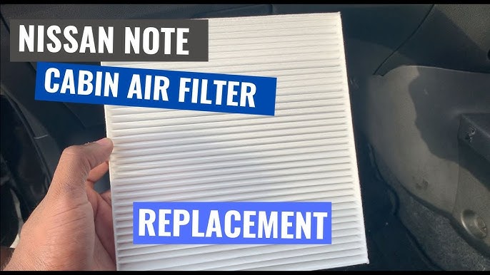 Replace Nissan Note Cabin (Pollen) Filter (Replace Vemo brand with another  Vemo) 