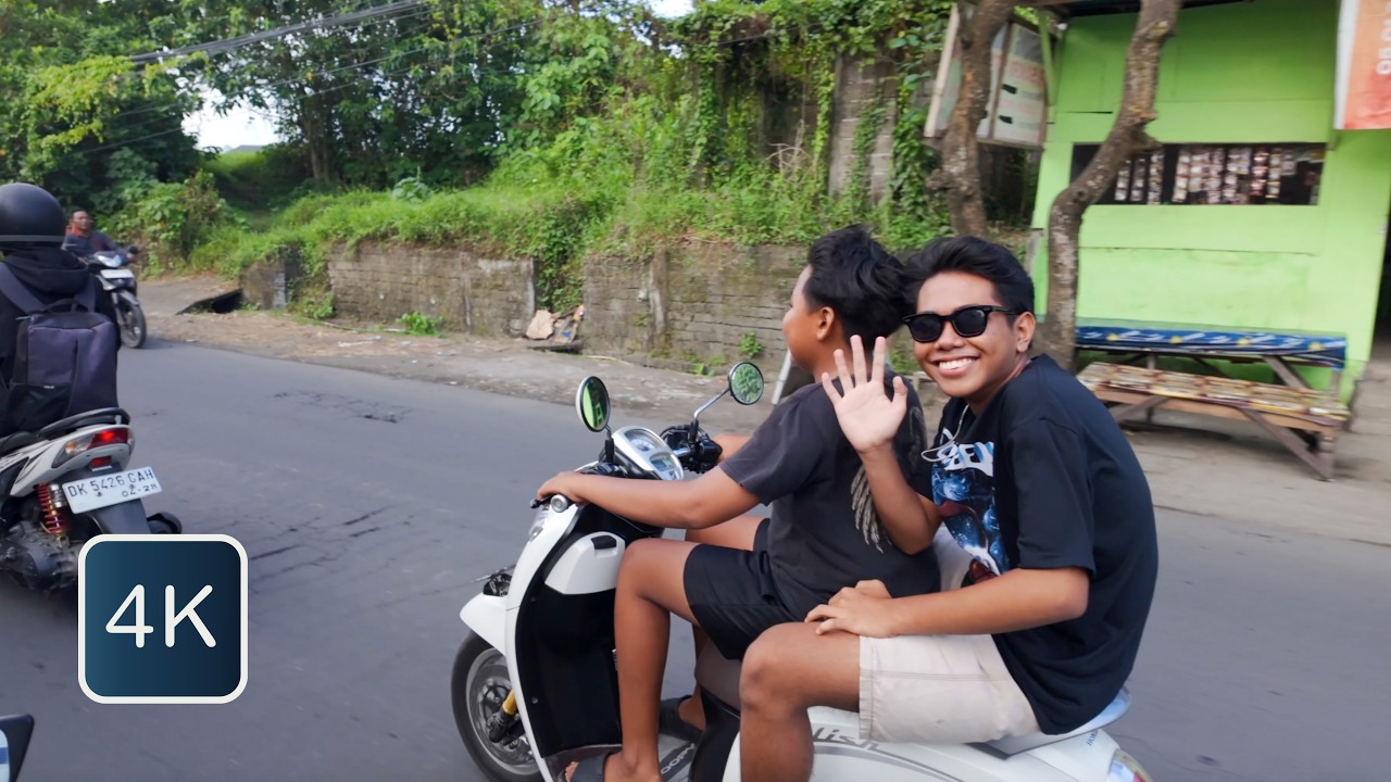 Epic Bali Sunset Ride 🌅 | Scenic Motorbike Journey from Canggu to a Stunning Beach in 4K UHD