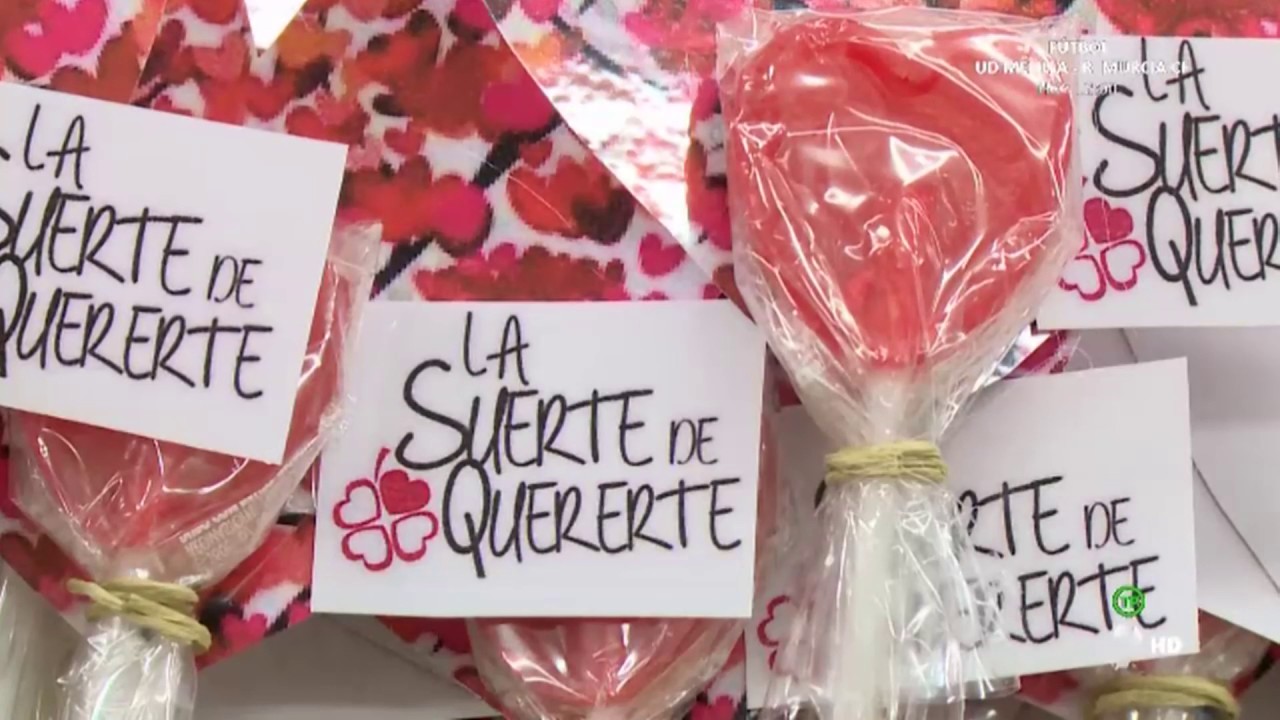 Piruletas del amor de Astrapace. En Positivo - 7 Televisión Región de Murcia