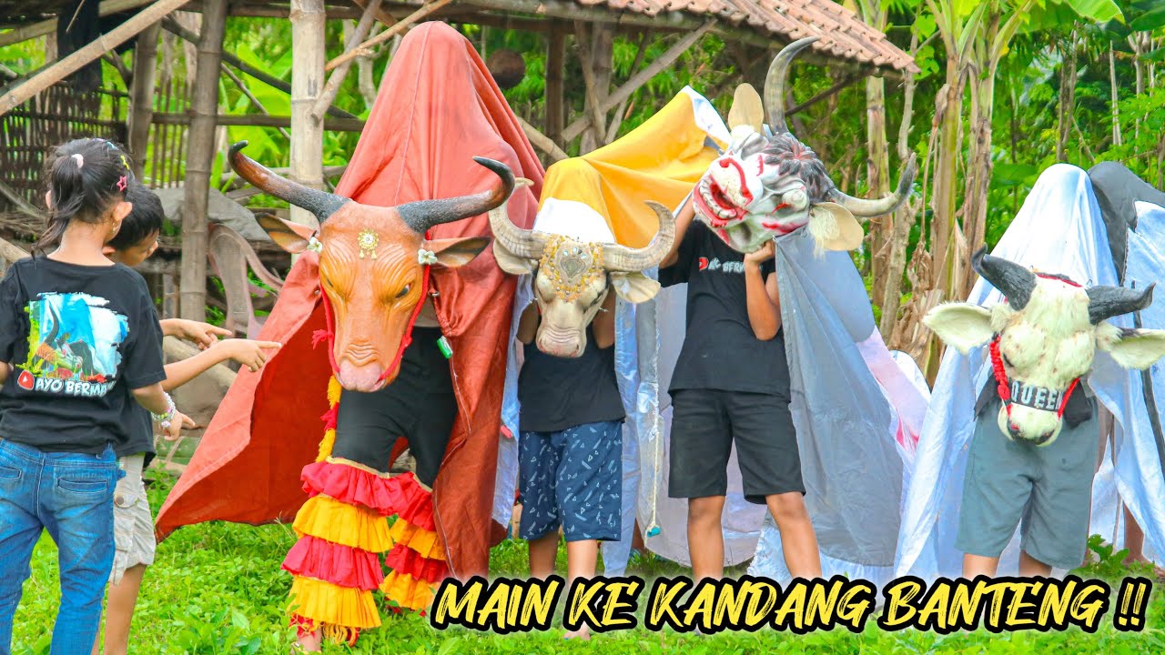 MAIN KE KANDANG BANTENG ‼️😲#bantengan #barongan #mberot 