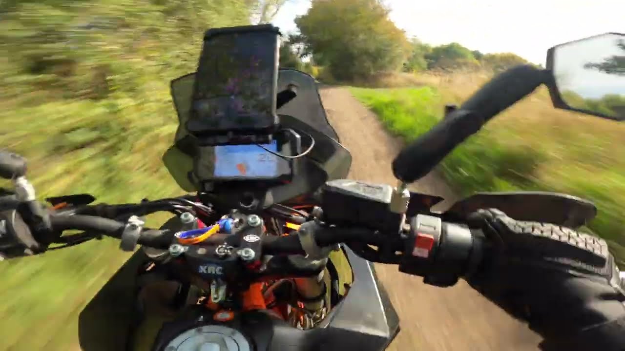 Essex Motorcycle Trail Riding   Great Dunmow Ford to Little Dunmow   4K