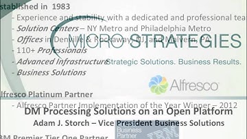 ILTA Webinar DM Processing Solutions on an Open Platform