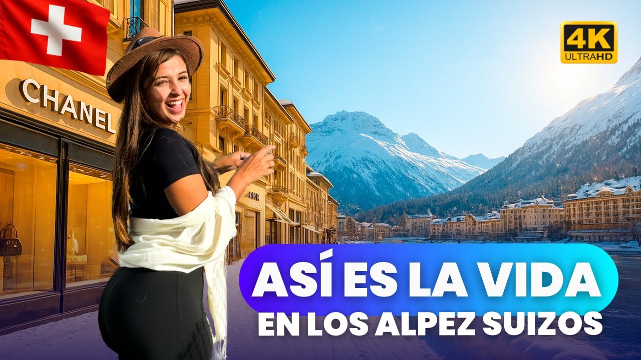 Así ES LA VIDA DE LUJO en SUIZA St. MORITZ Switzerland 🇨🇭 😱