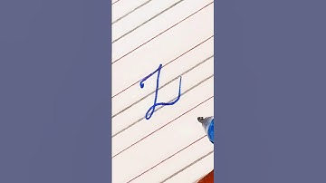 "L" beautiful cursive handwriting #Shorts #Shorts #cursivewriting #handwriting #Shorts