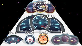 SPEEDO METER 3D - Level Up Car's SpeedoMeter (Shoot & Math) screenshot 3