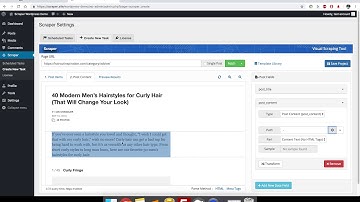 Scraper - Wordpress Blog Scraping