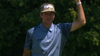 Bubba Watson excites the crowd with a birdie at PGA Championship