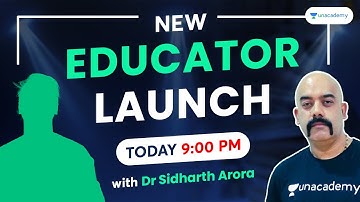 New Educator Launch with Dr Sidharth Arora | Unacademy UPSC