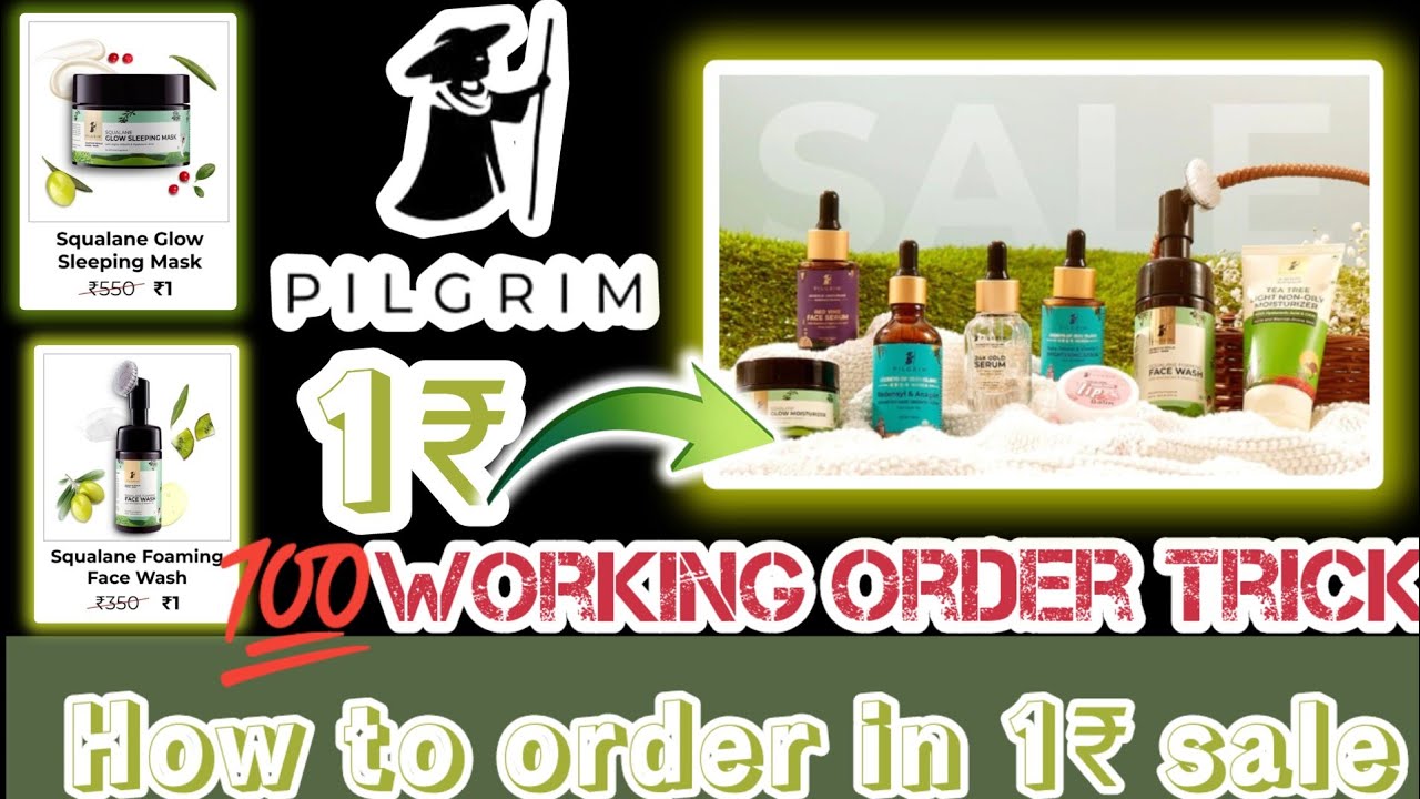 😻How to order Pilgrim 1₹ Sale Full 💯 working order Tips & Tricks