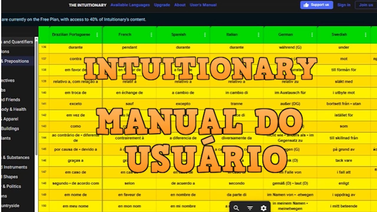 INTUITIONARY - MANUAL DO USUÁRIO