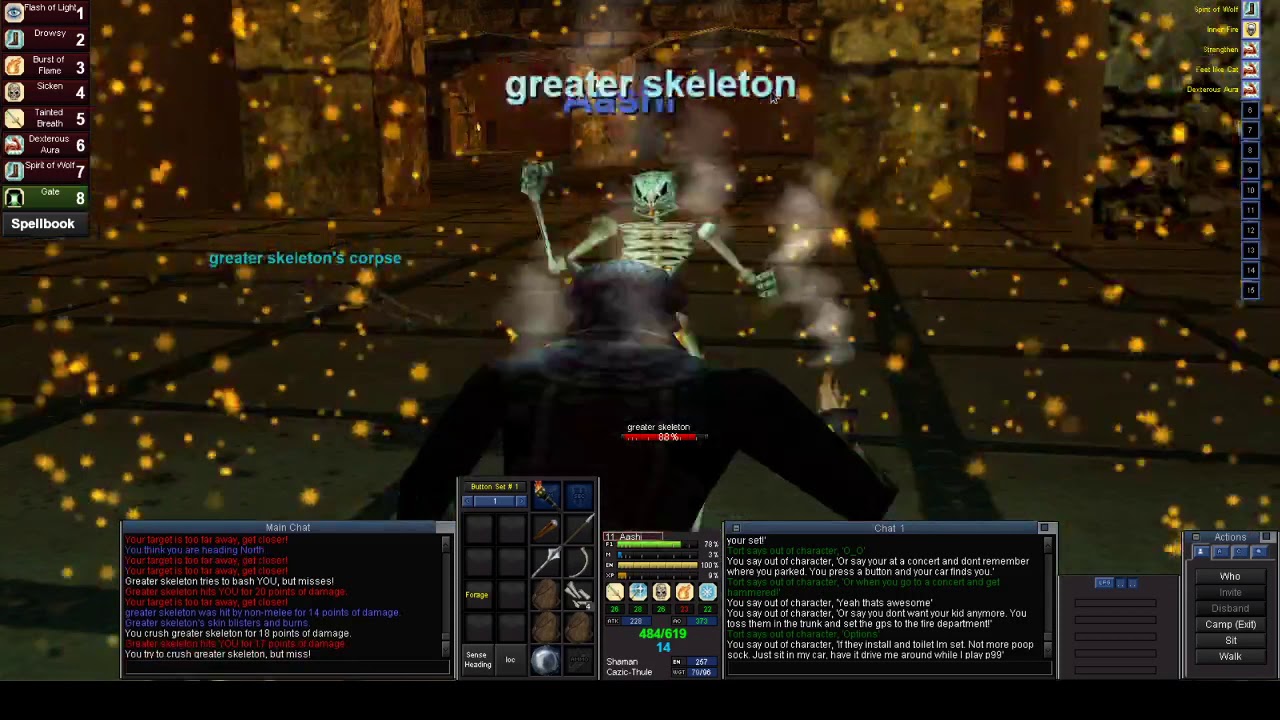 P99 Iksar Shaman in Kurns! Level 10 to 19 YouTube