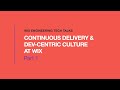 Aviran Mordo - Continuous Delivery & Dev-Centric Culture at Wix, Part 1 (Hebrew)