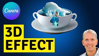 How to get a 3D effect in Canva | Create Surreal Photos | STEP BY STEP
