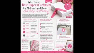 How to Make Your First Card Base — Beginner Card Making Tutorial
