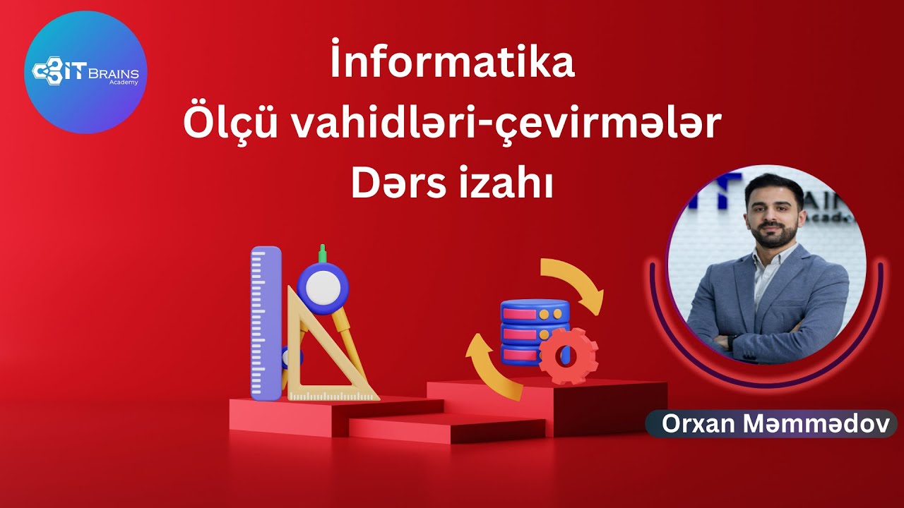 Ölçü vahidləri dərs izahı | İnformatika | Orxan Məmmədov