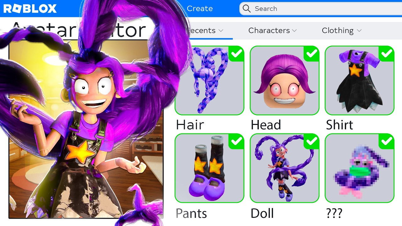 Criei o PERFIL da LILY LOVEBRAIDS de POPPY PLAYTIME 5 no Roblox!