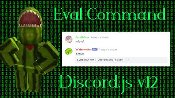 How to Make An Advanced Eval Command | Discord.js v12