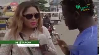 Watch the Funny Answer this lady gave to his question