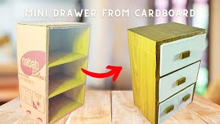 How to Make a Mini Drawer from Recycled Cardboard